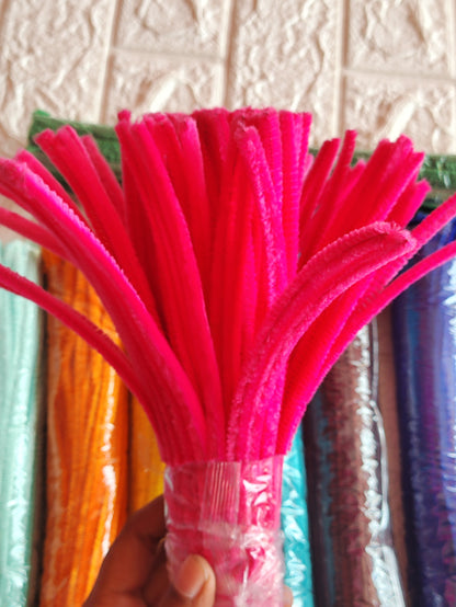 Pipe Cleaner Dark Pink (A) - 1 Pack (100 pcs)