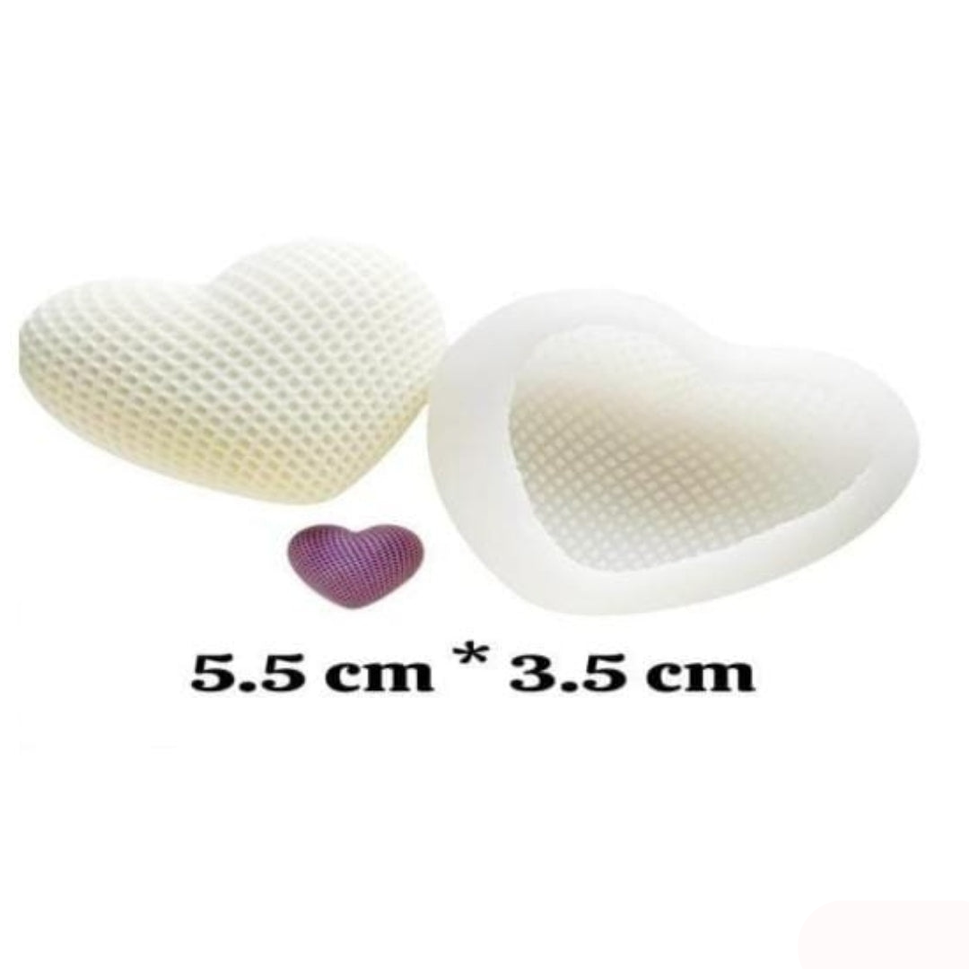 Heart 3d small Candle mould