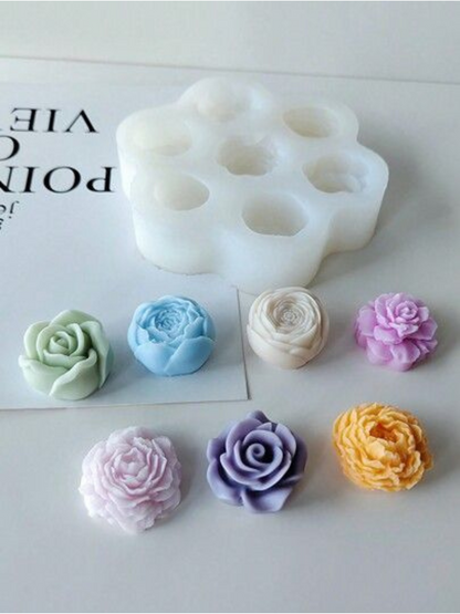 7 Cavity Flower Mould
