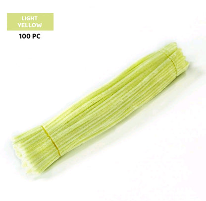 Pipe Cleaner Light Yellow - 1 Pack(100 pcs)