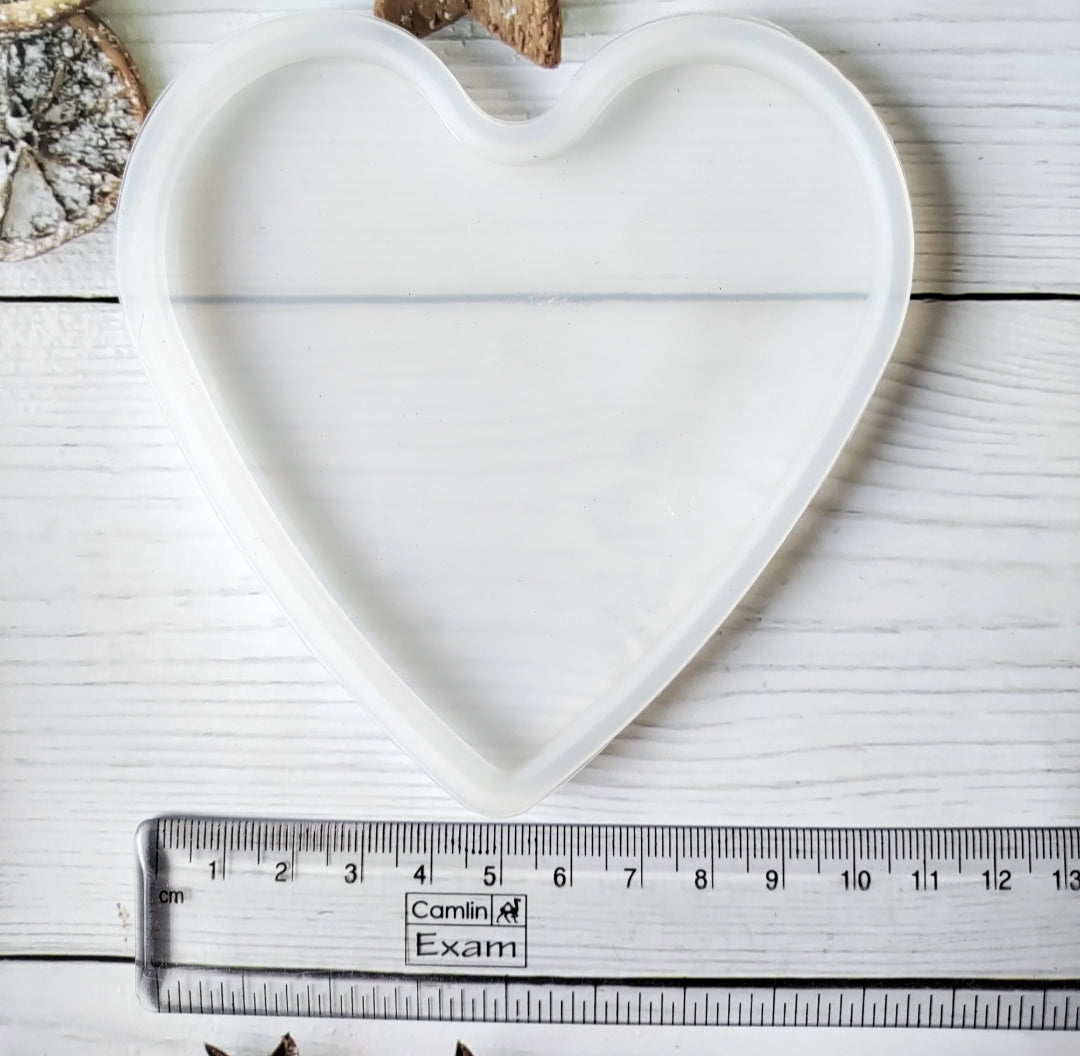 4 Inch Heart Coaster Mould