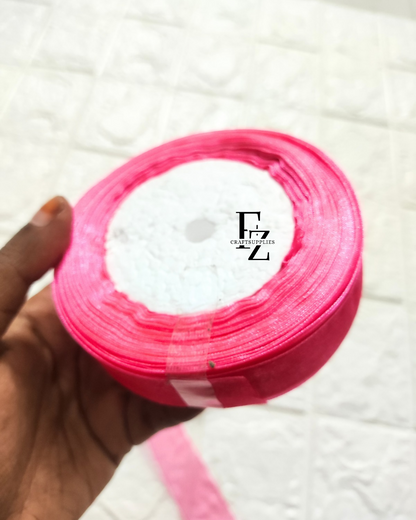 Organza Ribbon - Pink