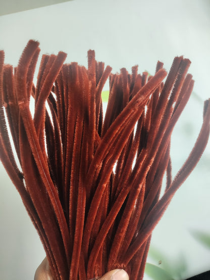 Pipe cleaners 6mm - Brown