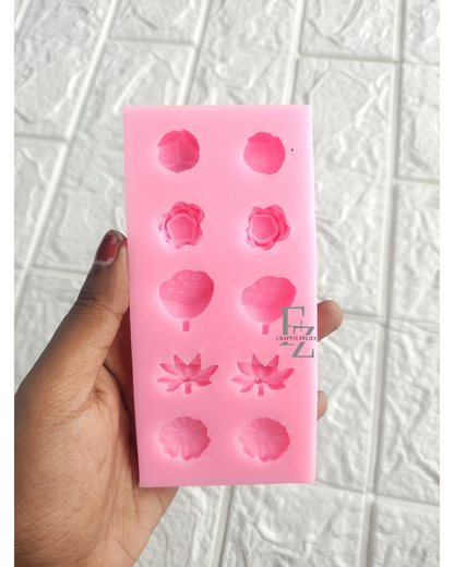 Lotus Leaf & flower Mould