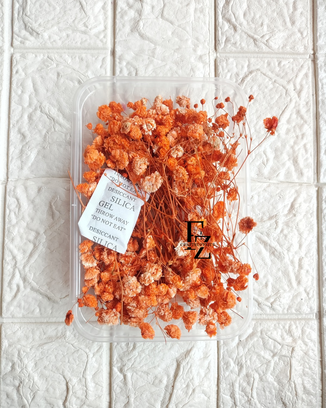 Dry Baby Breath/ Gypsy Box - Orange