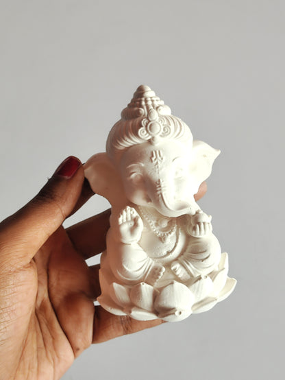 Ganesh with Lotus Mould