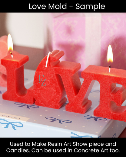 Love Candle Mould