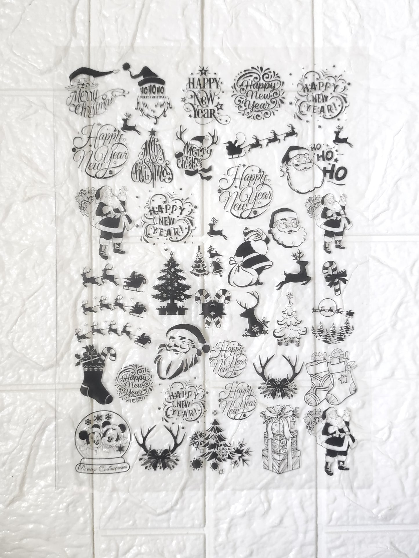 Christmas OHP/ Transparent Sheet D09