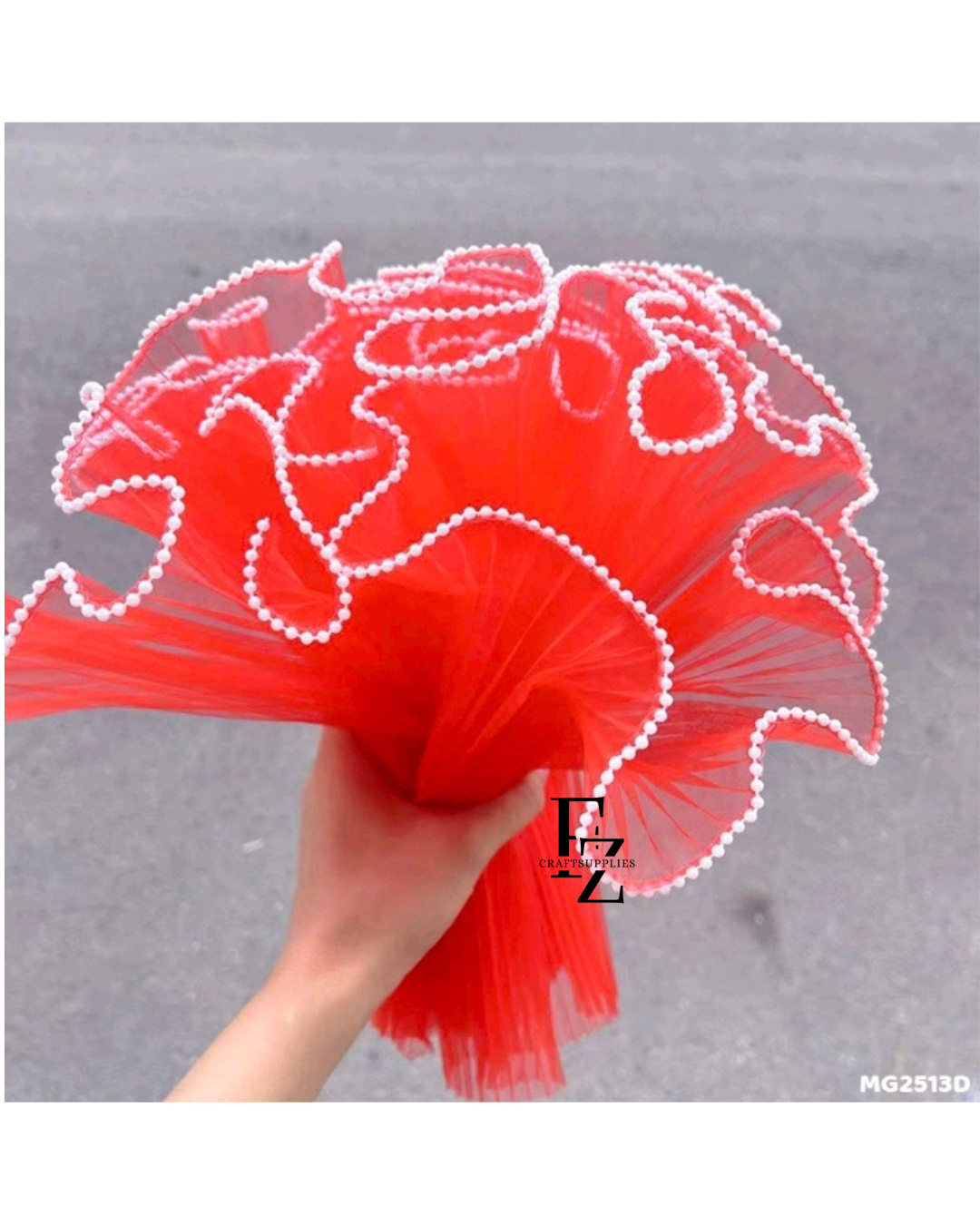 Red Pearl Net Wrapping