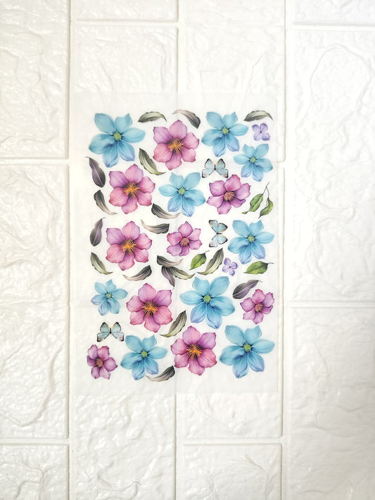 Floral Insert Sheet A5 - D35