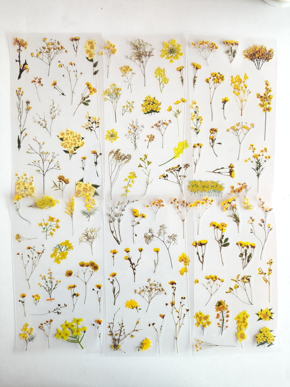 Code Flowers Sticker - 1 Pack (6 sheets)