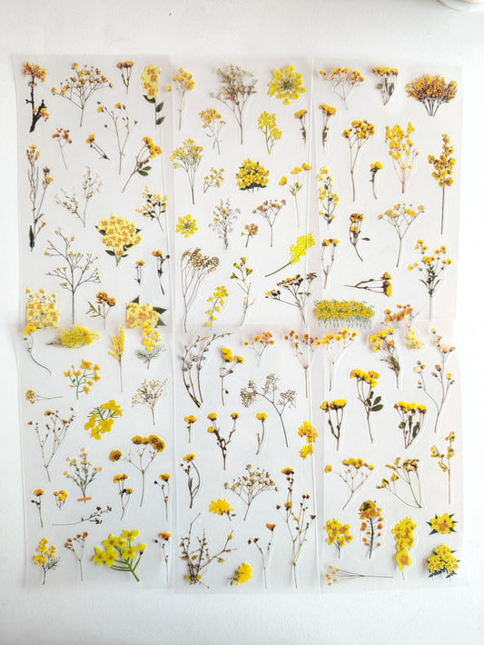 Code Flowers Sticker - 1 Pack (6 sheets)