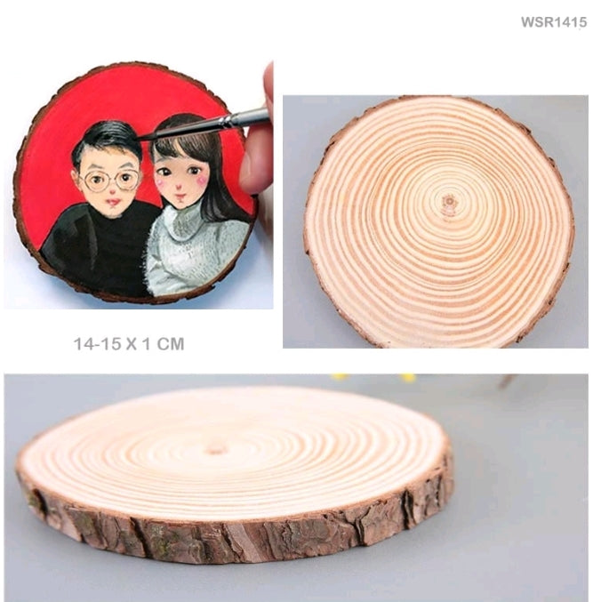 Wooden Slice/ Log 14-15 cm - 1 Piece