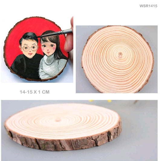 Wooden Slice/ Log 14-15 cm - 1 Piece