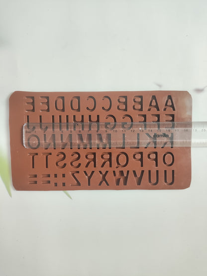 Mini Alphabet Chocolate/ Candle Mould