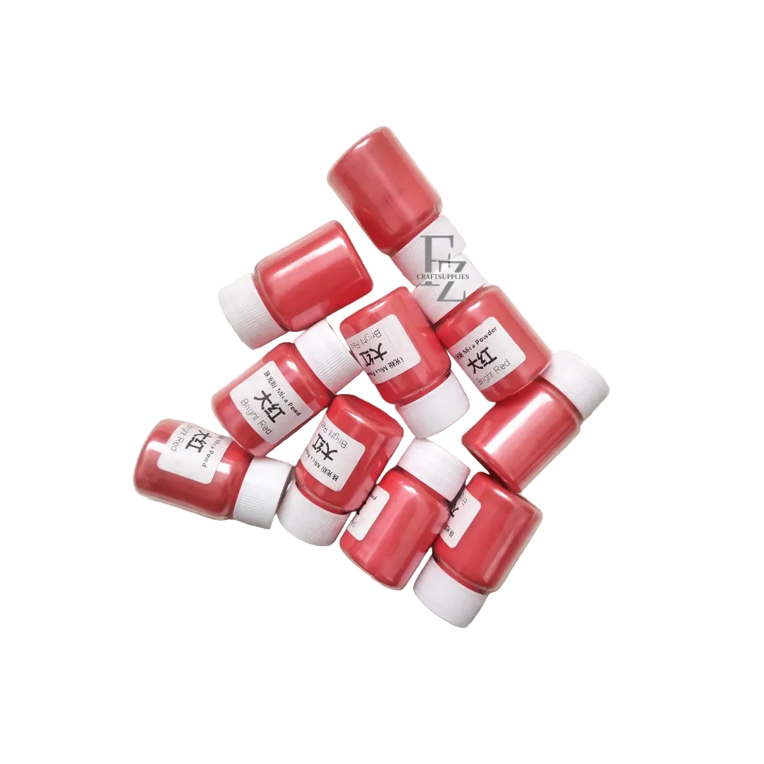 Mica Powder 10g - Bright Red