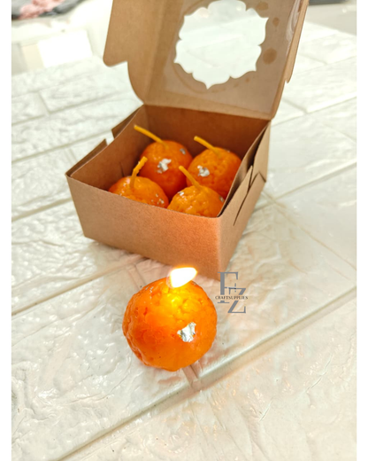 Laddu Candle Box - Pack of 4