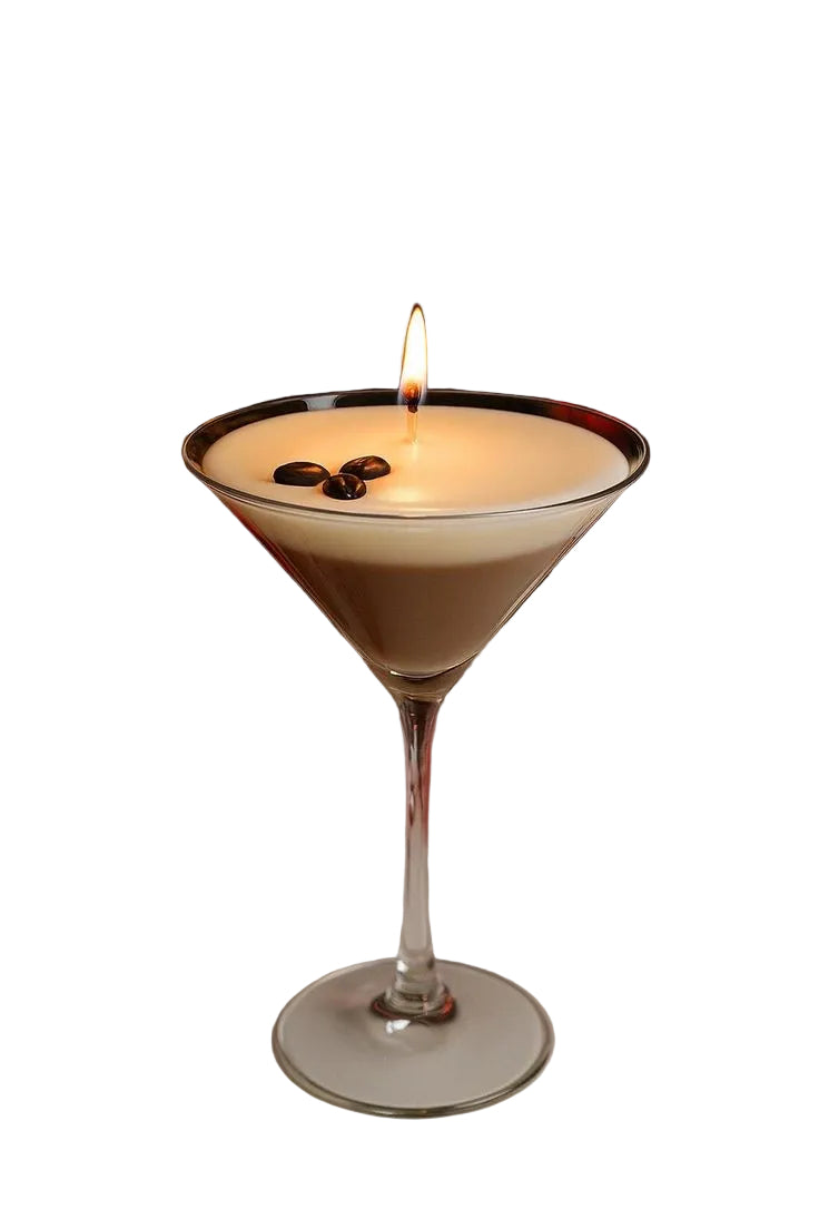 Martini Candle Glass Jar