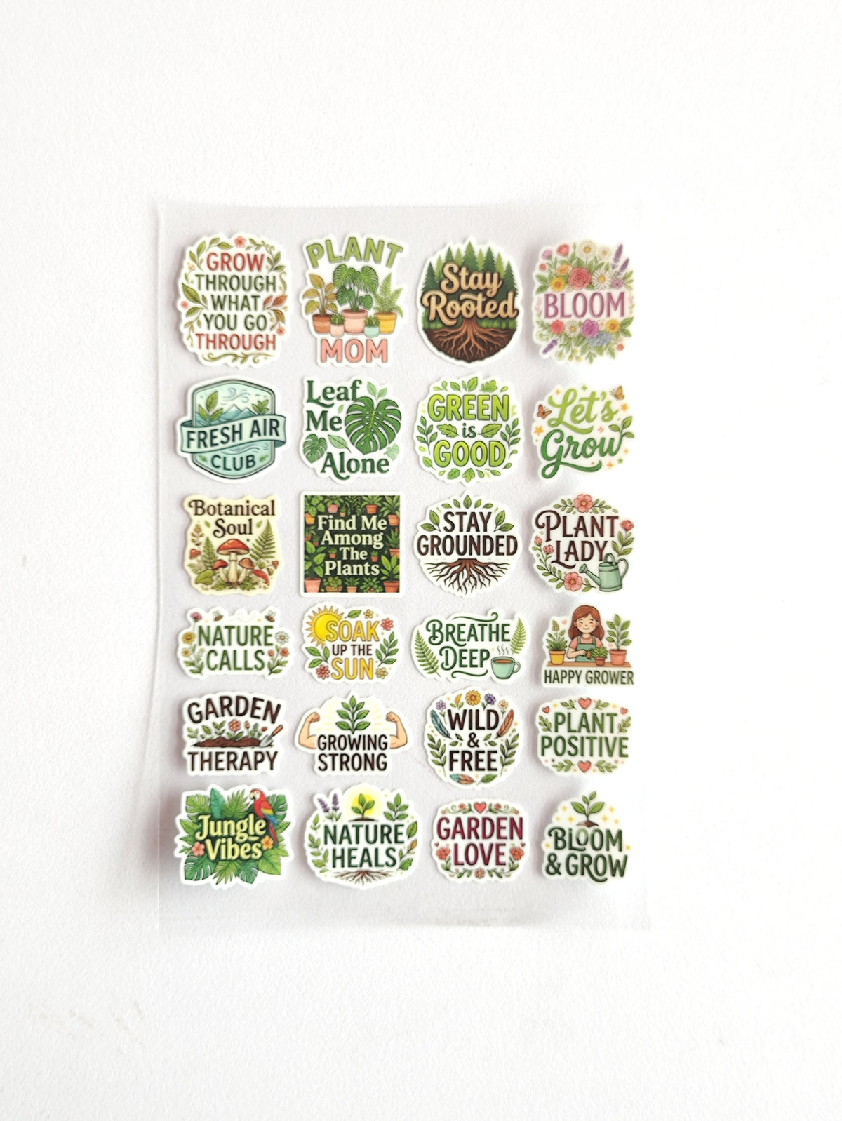 Natura Love UV DTF Stickers - D75
