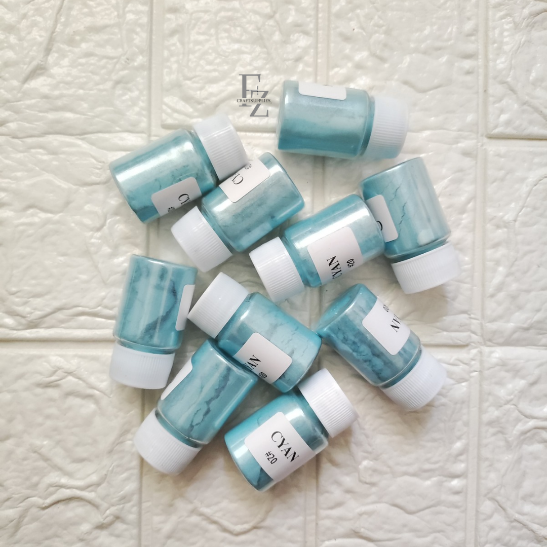 Mica Powder 10g - Cyan