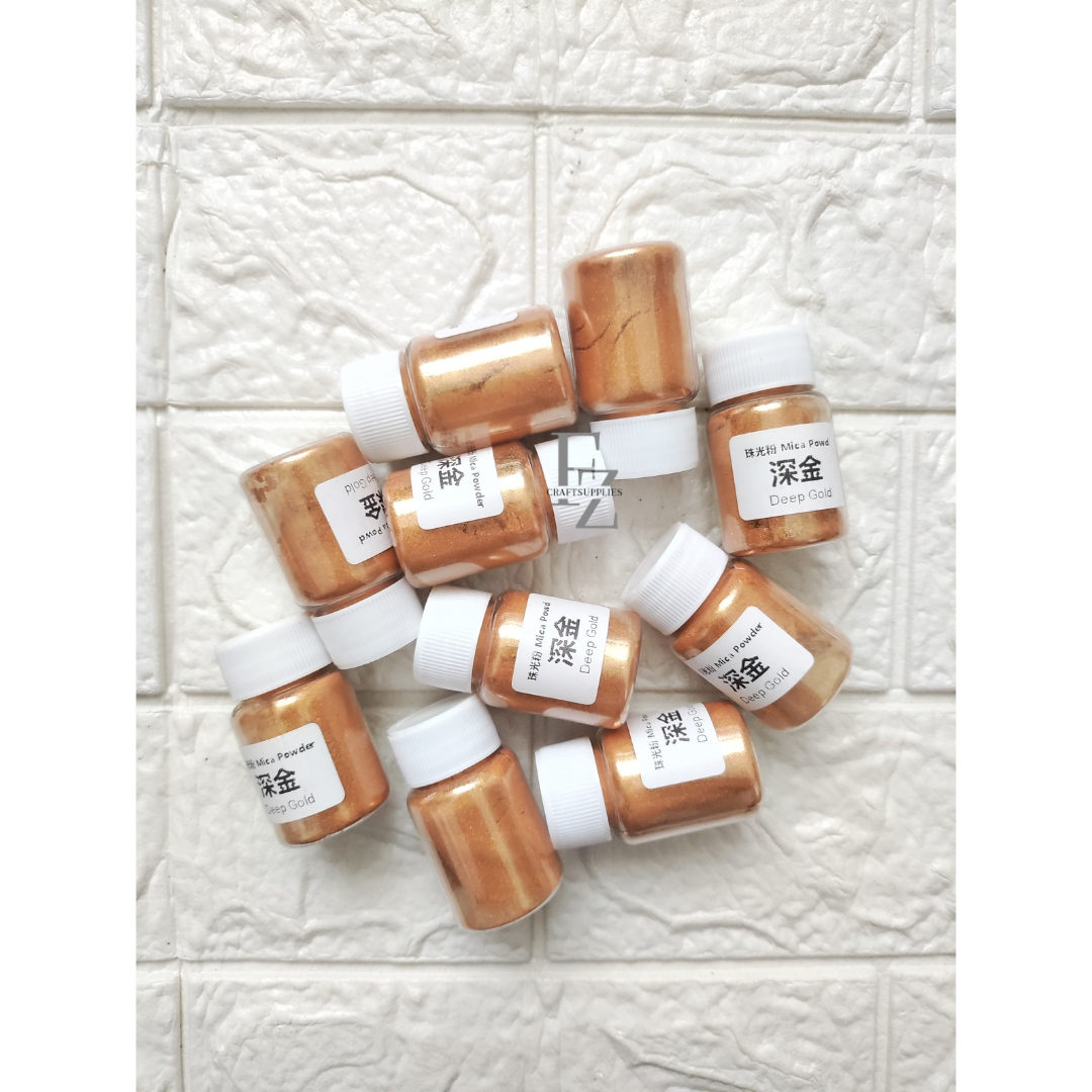 Mica Powder 10g - Deep Gold