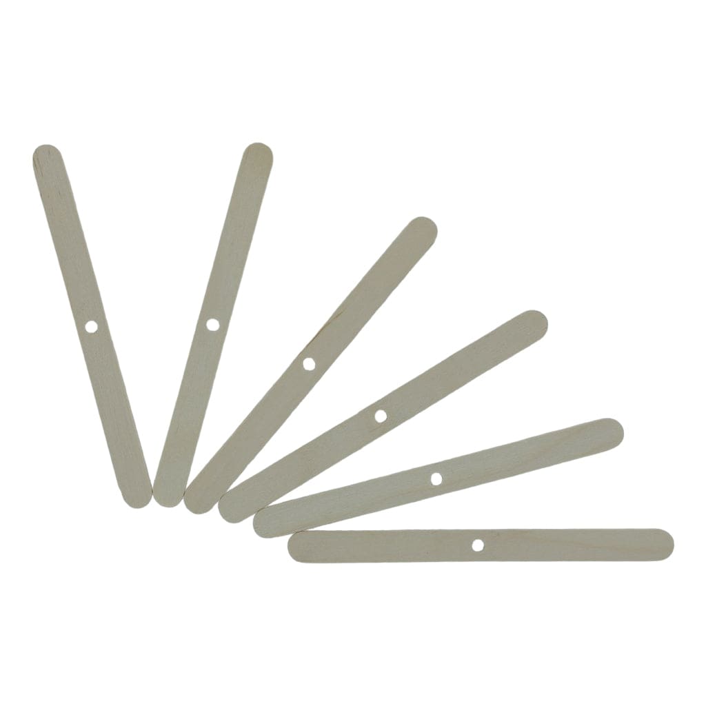 Wooden Candle Wick Holder - 10 Pieces