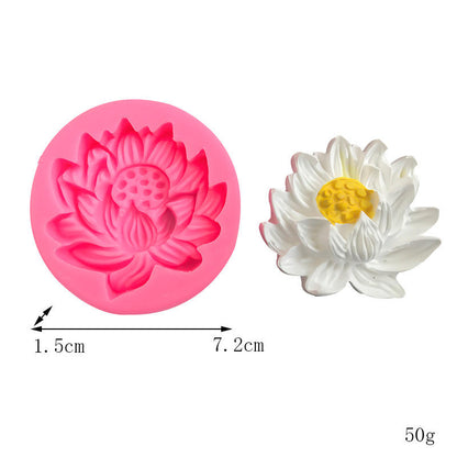 Lotus Flower Candle Mould