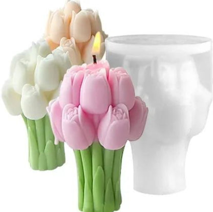 Tulip Bouquet Candle Mould