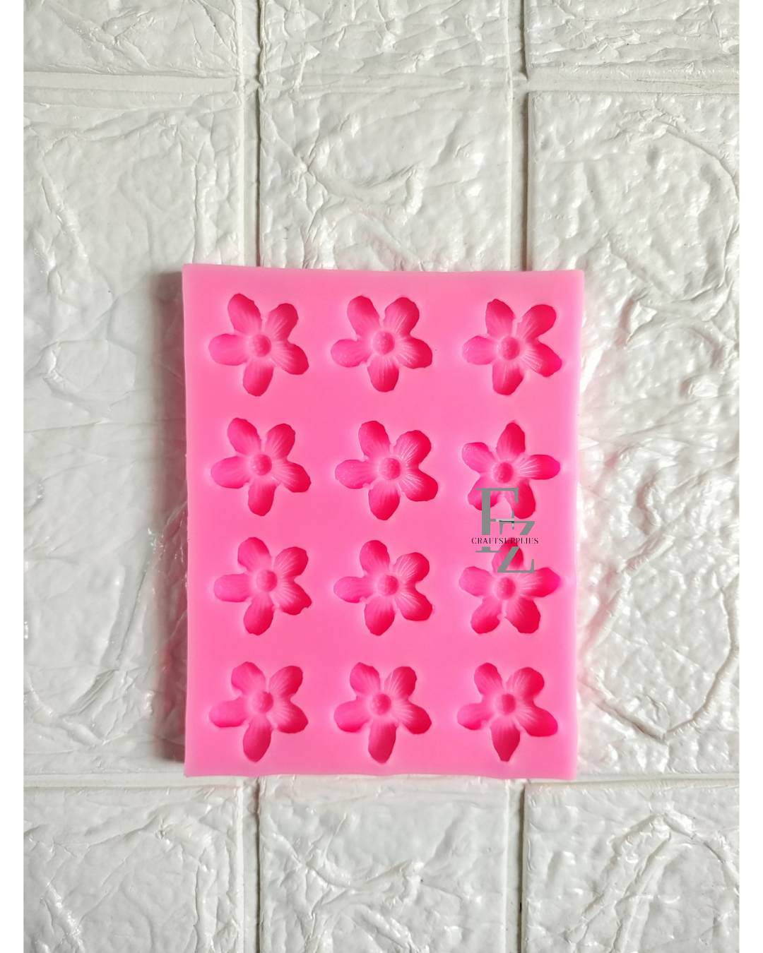 12 Cavity Flower Candle Mould