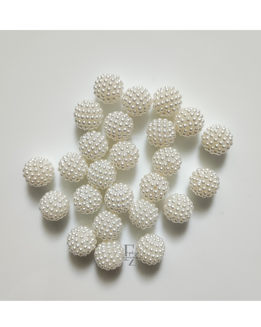 Round Pearl Bead - 10 Pieces