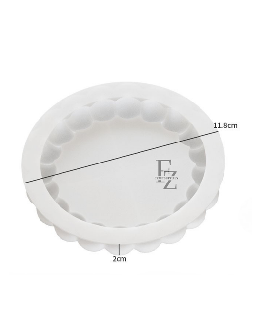 Round Bubble Coaster/ tray Mould