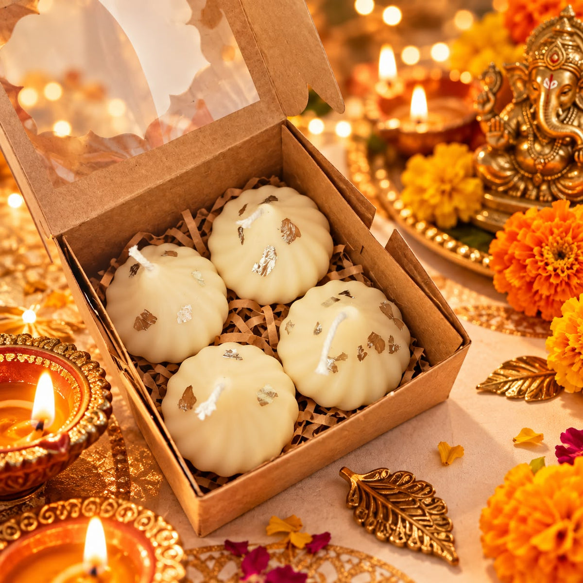 Modak Candles – Set of 4