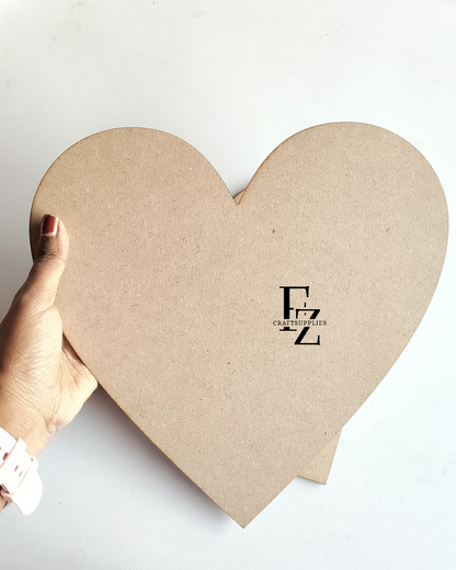 Heart MDF Base - 1 Piece