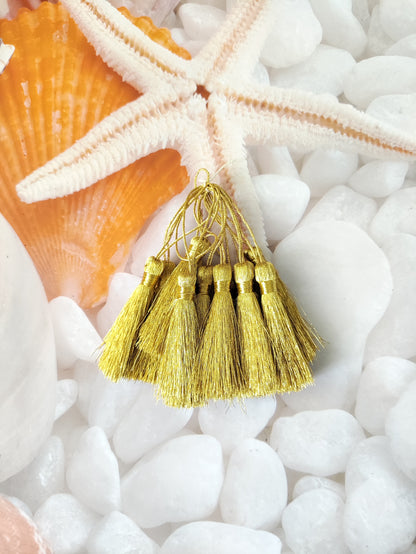 Tassels Gold - 1 Pack (12 Pieces)