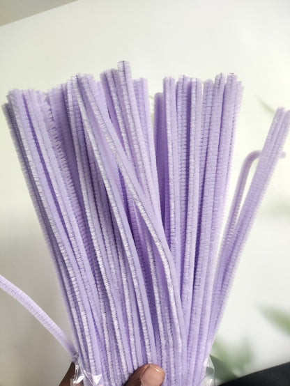 Pipe cleaners Lavendar - 100 pcs