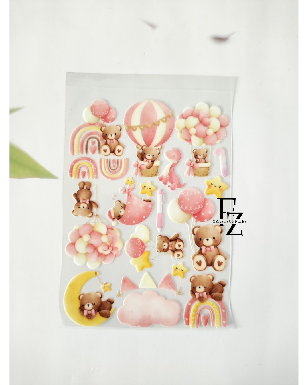 Girl Baby Peel off Sticker