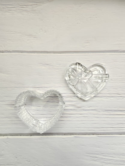 Heart Glass Jar for Candle Making