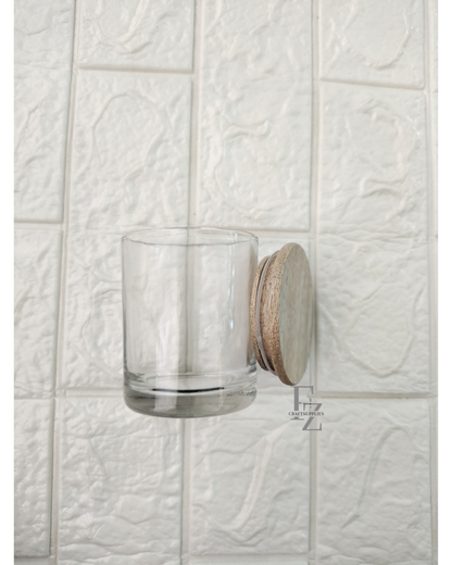 200 ML glass jar with Mango Wooden Lid