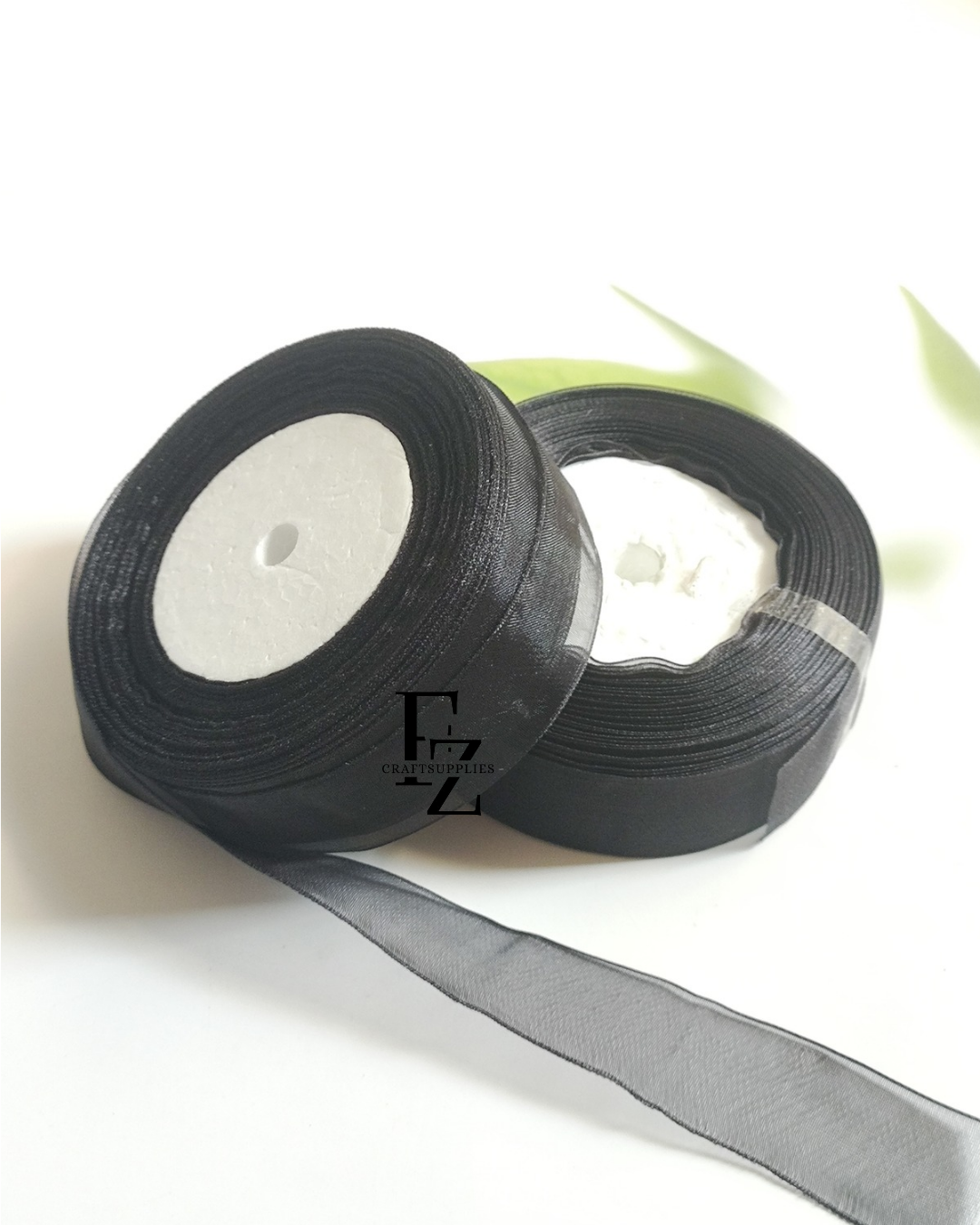 Organza Ribbon - Black