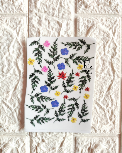 Leaves UV DTF Stickers - D56