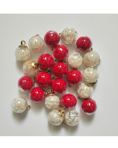 Roli Chawal Round Glass Balls