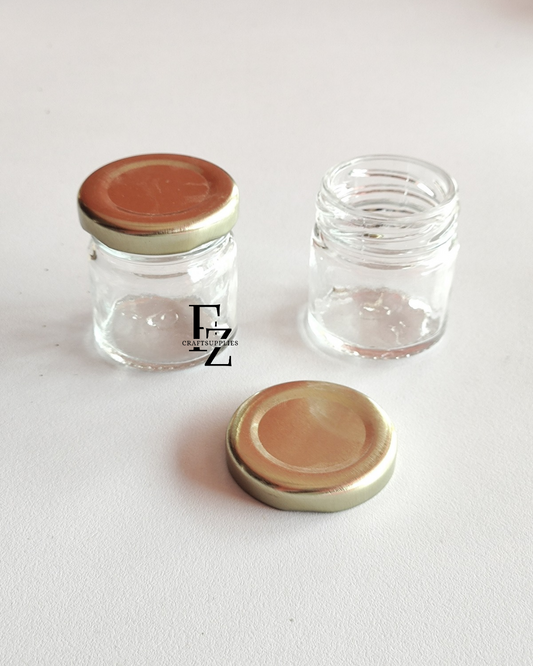 Mini Candle Jar with Gold Cap