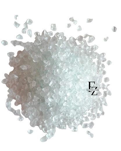 Transparent Glass Stones 6 - 8mm - 200g