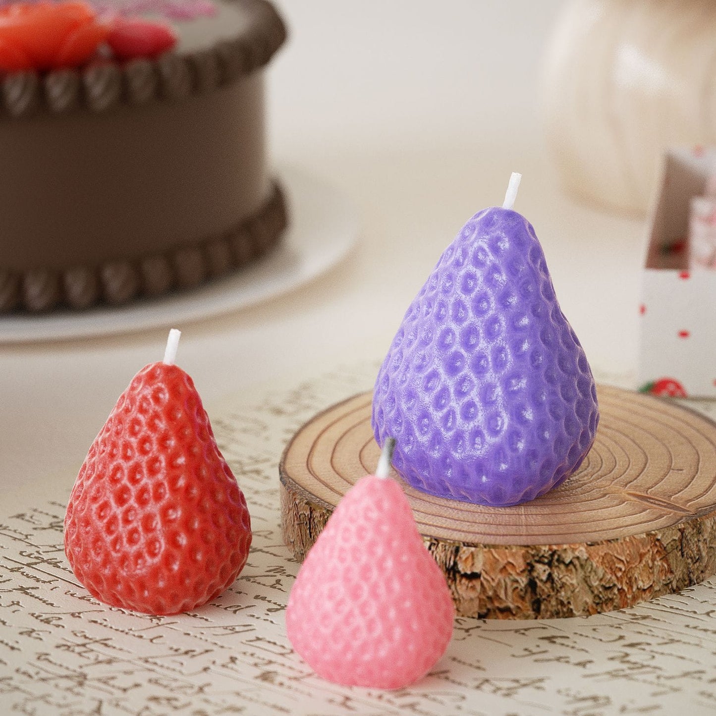 4 Cavity Strawberry Mould