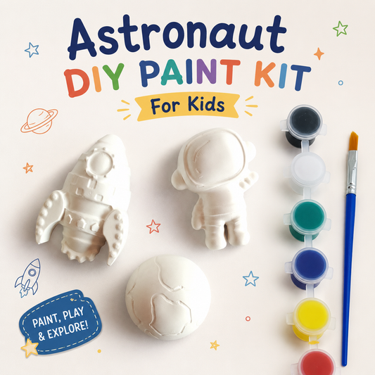 Astronaut Diy Kids Concrete Painting Kit