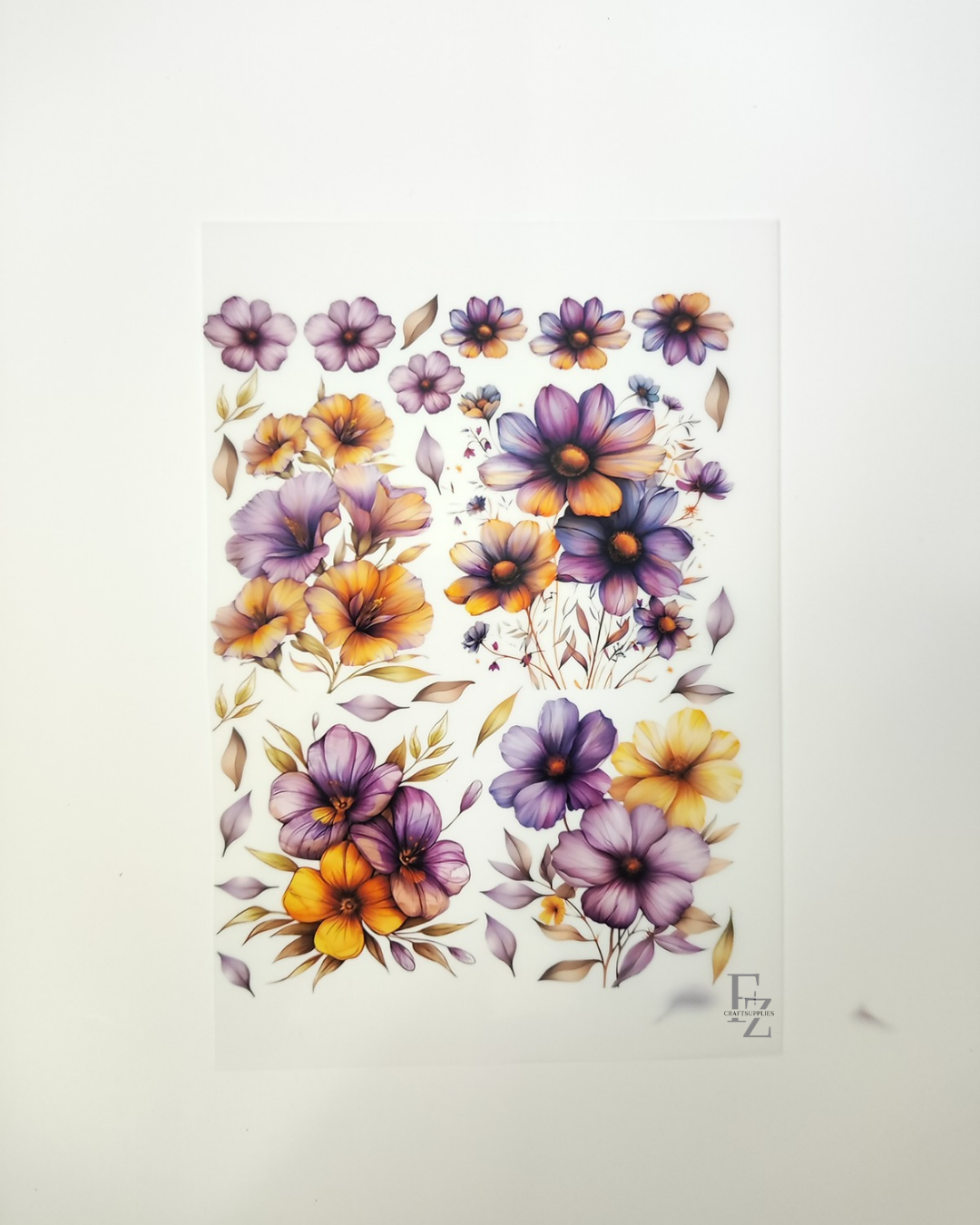 Floral Insert Sheet A5 - D48