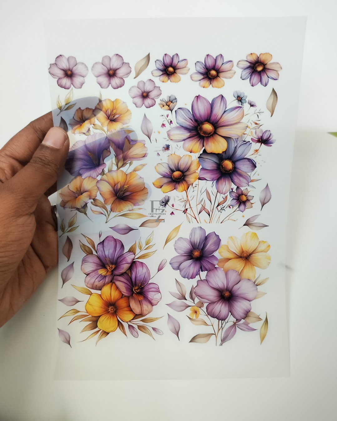 Floral Insert Sheet A5 - D48