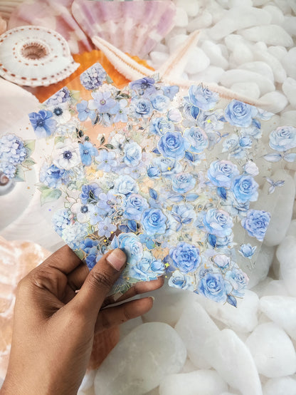 Flower Sheet Blue