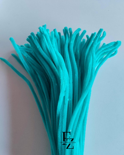 Pipe Cleaner 8MM - Teal Blue