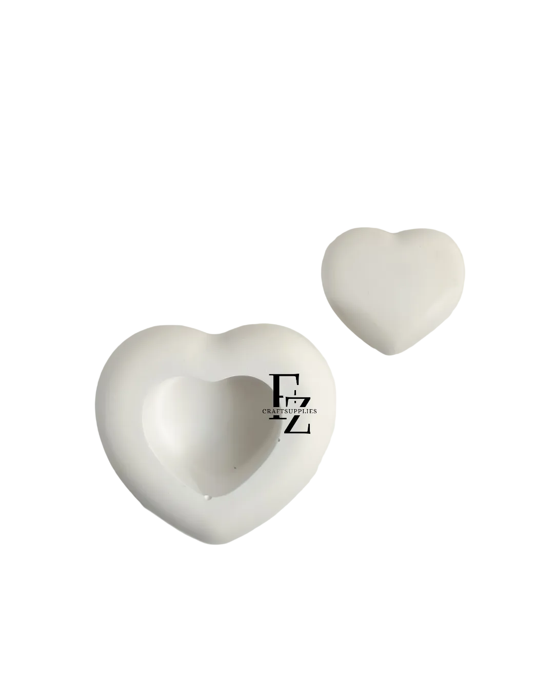 Heart Candle Concrete Jar